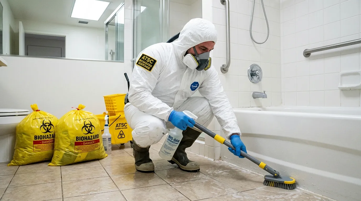 Decontamination equipment deployed for Blood Cleanup in Fairfield